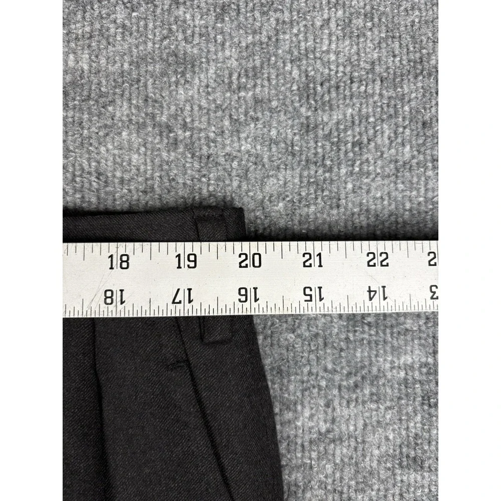 Kiton Napoli Black Dress Pants IT 58 US 40x29 Pleated Cuffed Italy Read For Flaw